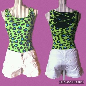 Neon Leopard Tanktop